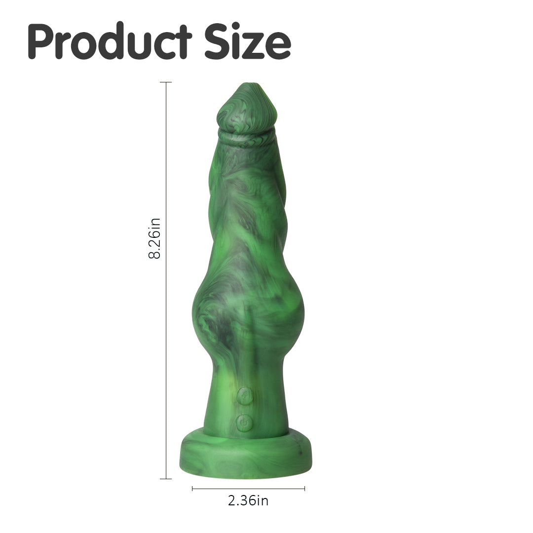 Galactic Groan 8 Vibrating Dildos  8.2 Inch