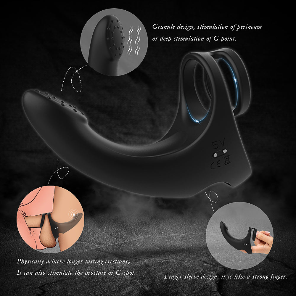 G-Finger Anal Massage Plug And Prostatet Vibration For Couple Play
