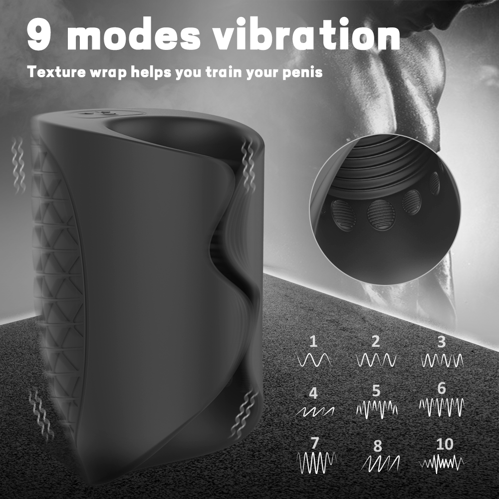 Galen Vibrating Male Masturbator with 9 vibration modes