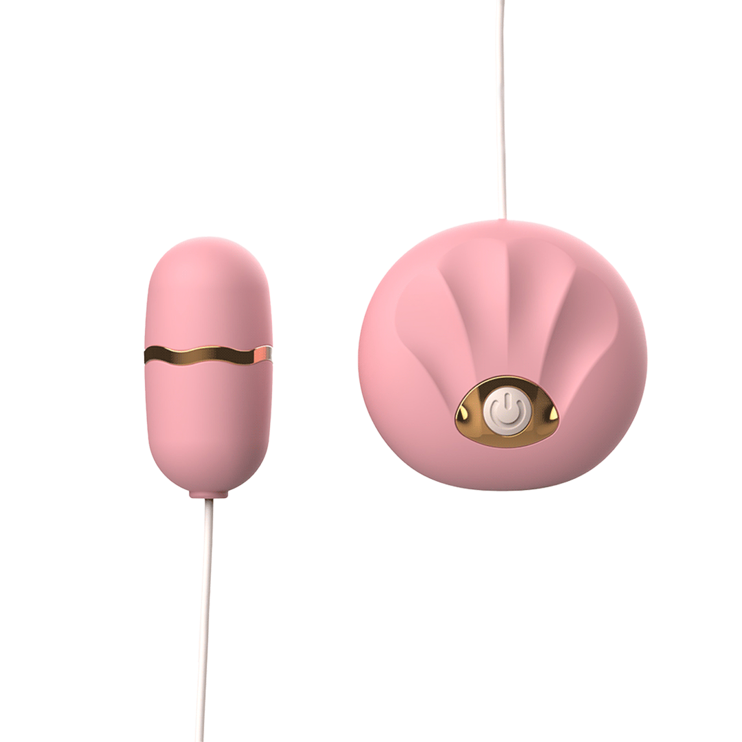 Shell Wired Remote Control Mini Egg Vibrator