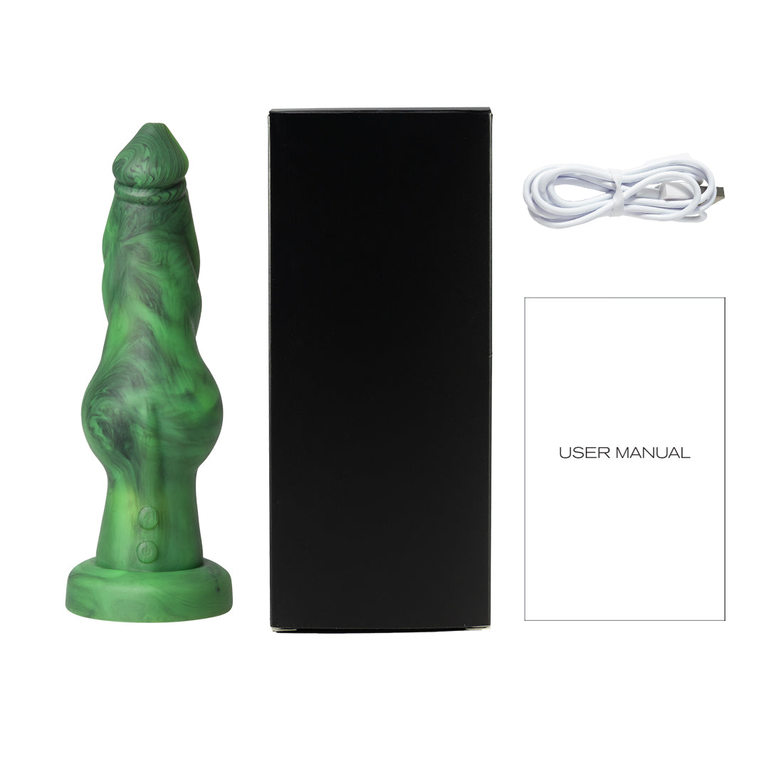 Galactic Groan 8 Vibrating Dildos  8.2 Inch