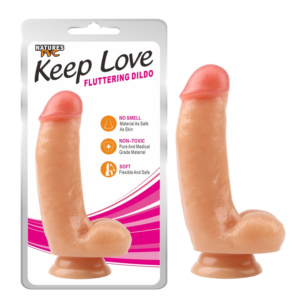 Fluttering Dildo 7 Inch