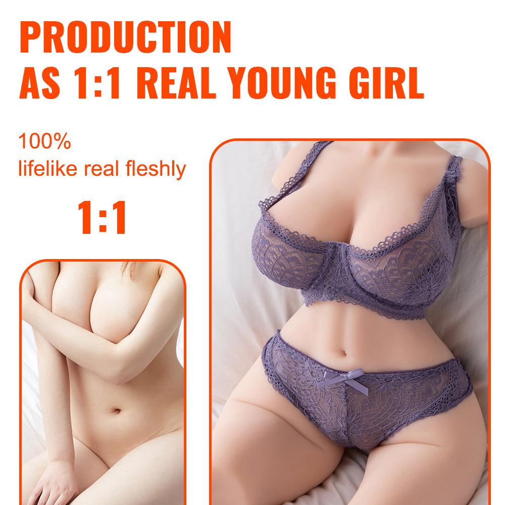Rosman Doll Realistic Vagina, Product detail, 1:1 scale, Young girl design