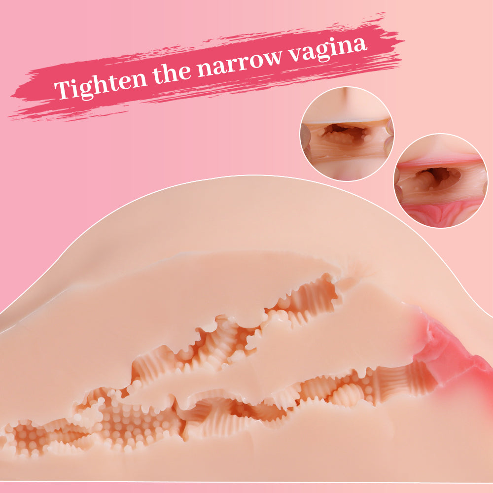 Realistic Vagina Masturbator, Tighten the narrow vagina