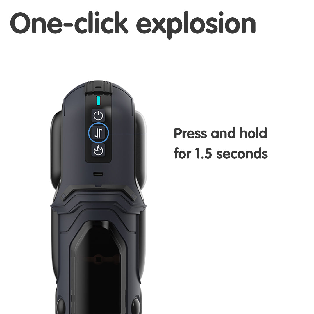 Enchantress Telescopic Vibrating Heated Male Masturbator