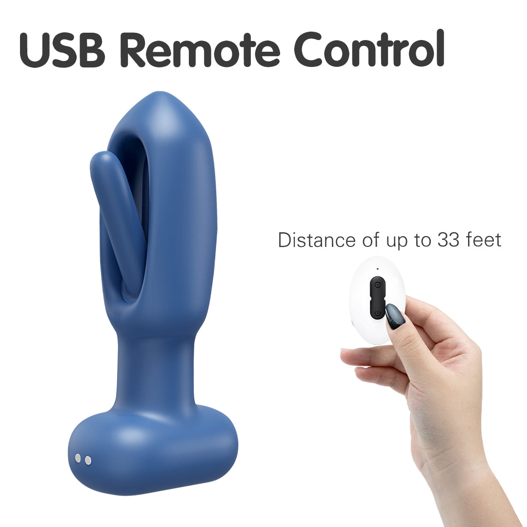 Luno Flapping Butt Plug Vibrator
