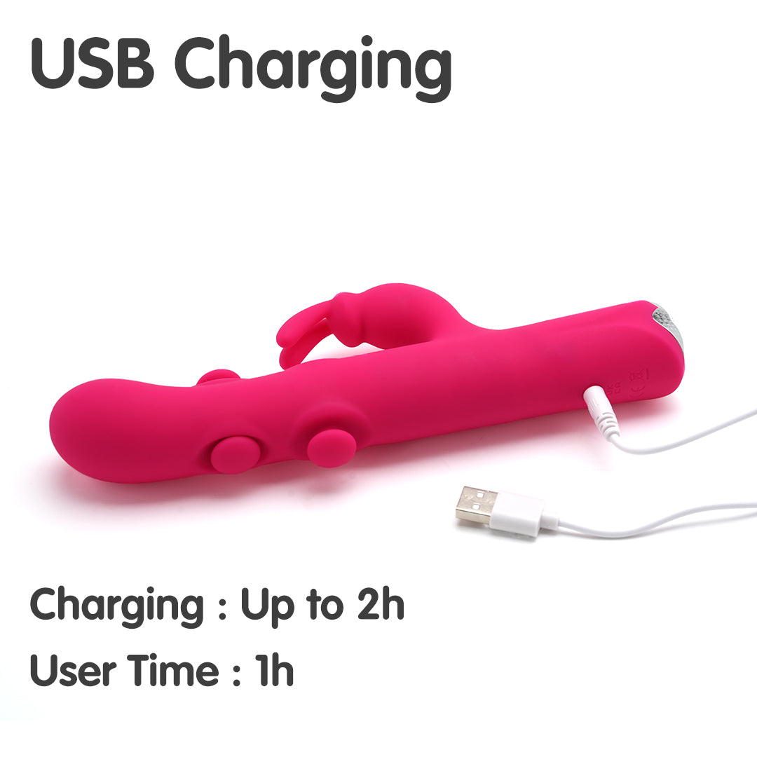 Cherry Dynamic Thrusting Rabbit Vibrators