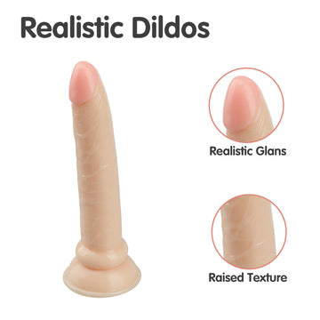 Suction-Cup Dildos 7.5 Inch