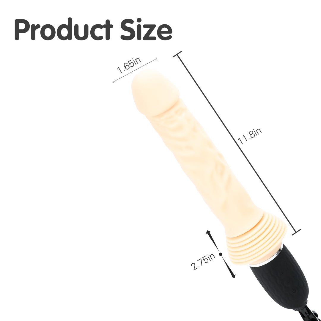 Remote Control Thrusting Vibrating Dildo | Deep Pleasure Remote Control Thrusting Vibrating Dildo | Deep Pleasure