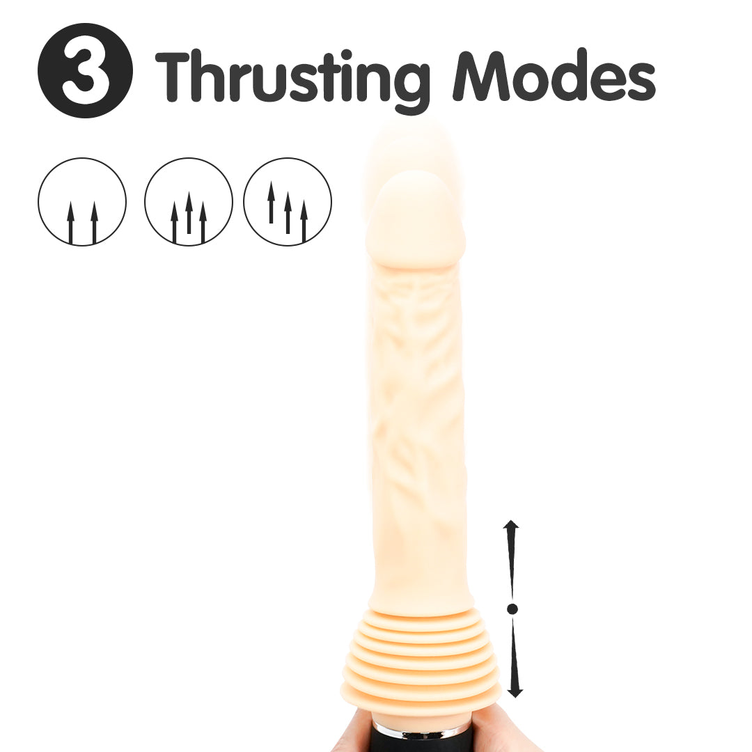 Remote Control Thrusting Vibrating Dildo | Deep Pleasure Remote Control Thrusting Vibrating Dildo | Deep Pleasure