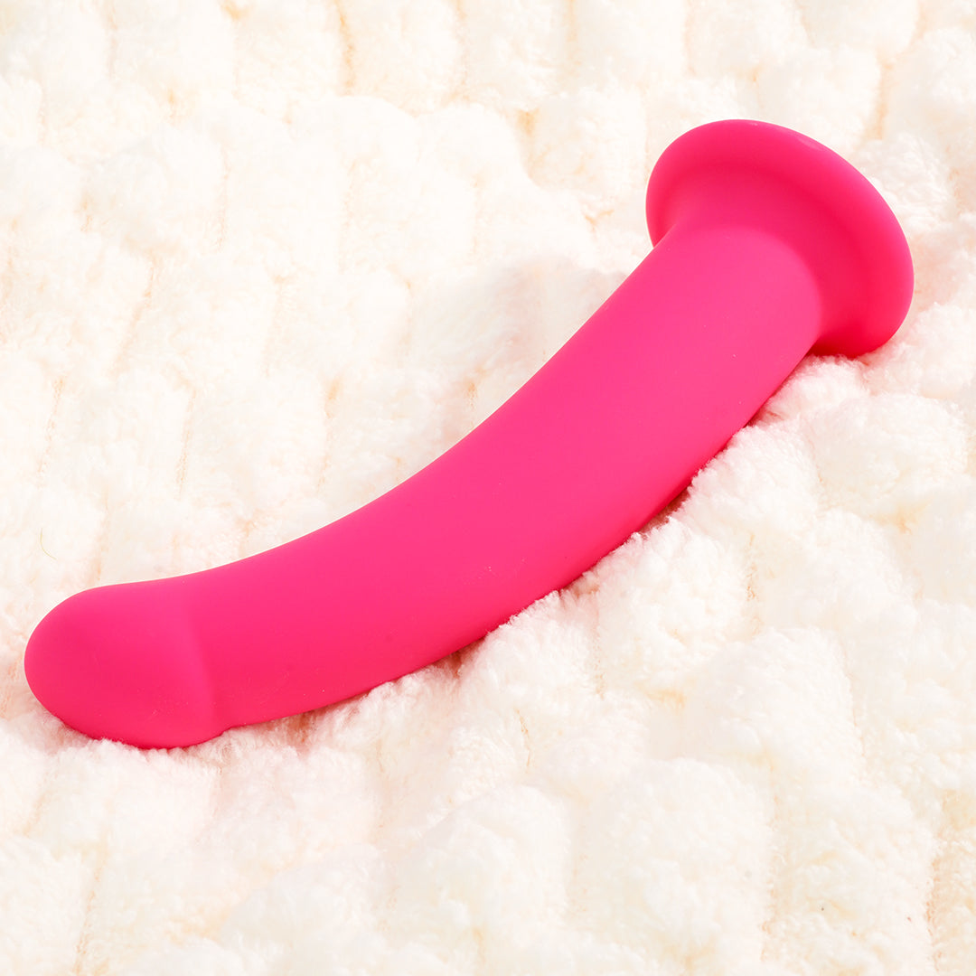 Pink dildo 7 inch for women