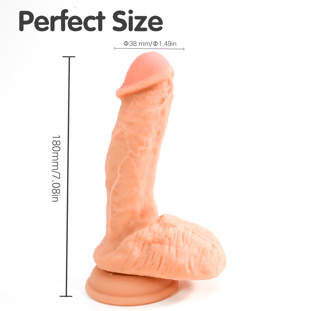 The Real Deal Dildo 7.08 Inch