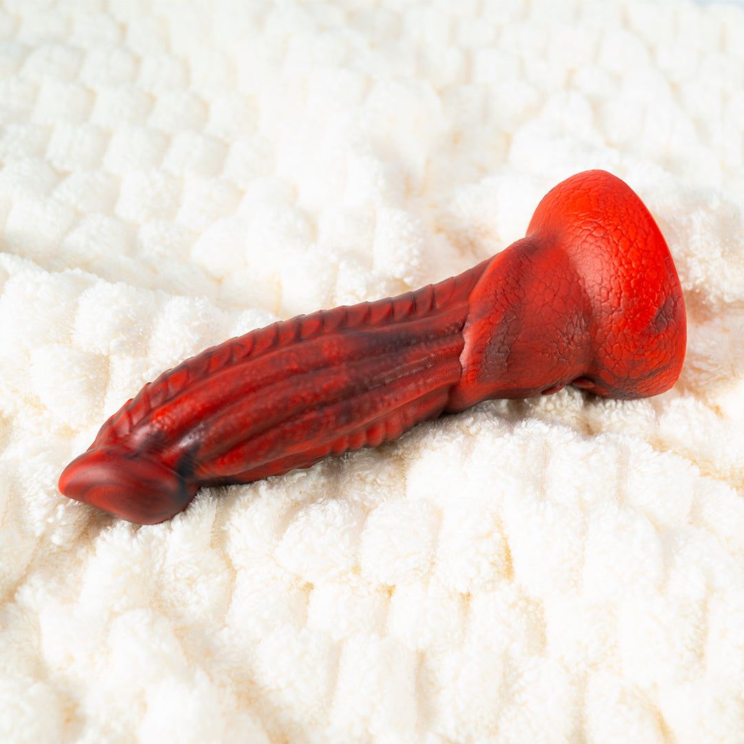 Crimson Comet Thrusting & Vibrating Dildos 8.2 Inch