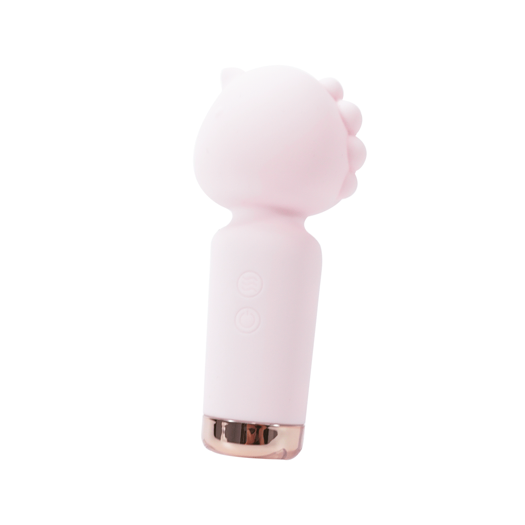 Mini Monster Massage Wand Vibrator - Pink vibrator for sensual pleasure