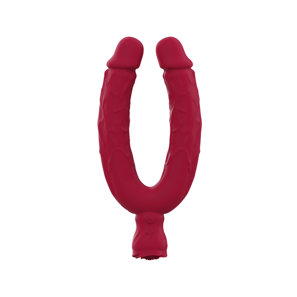 Vibrador dildos de doble cara Rose Bloom de Y-Lover