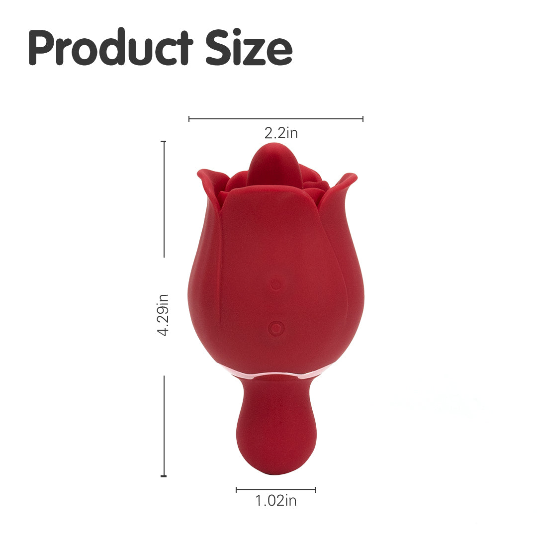 Rose Pro 3 Clitoral Stimulator - Product Size