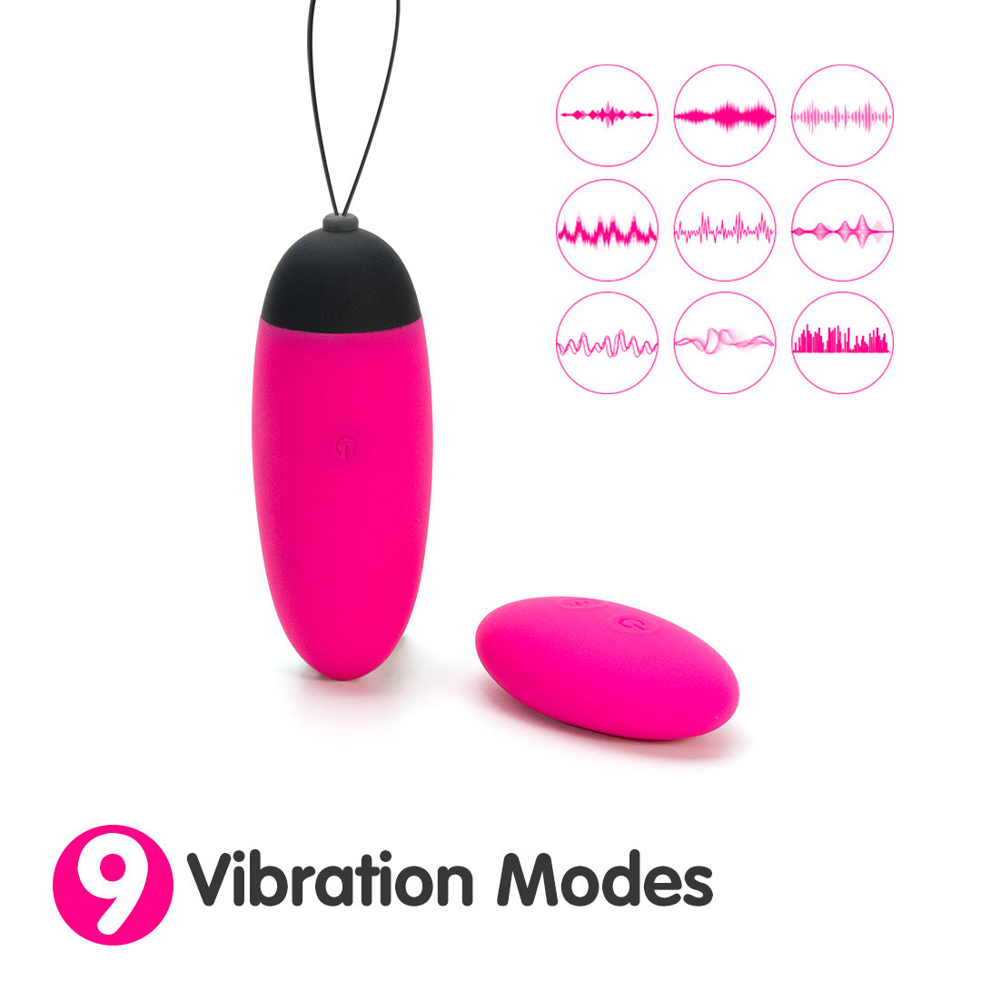 Amanda Rechargeable Remote Control Love Egg Vibrator