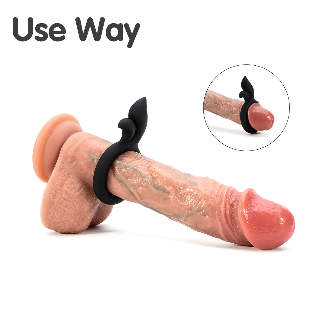 Dark Flame Silicone Cock Ring