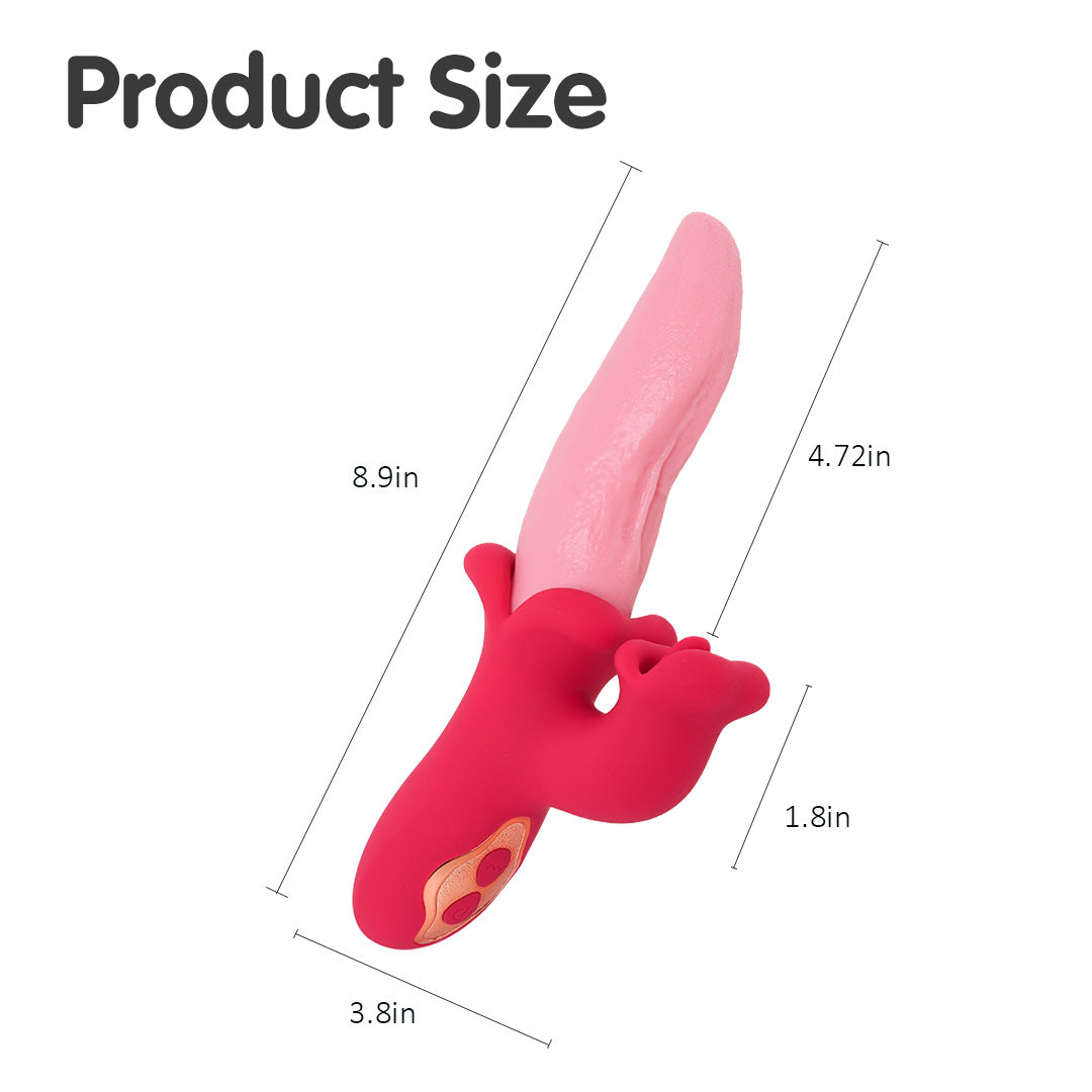Petal Kiss Licking Rabbit Vibrator