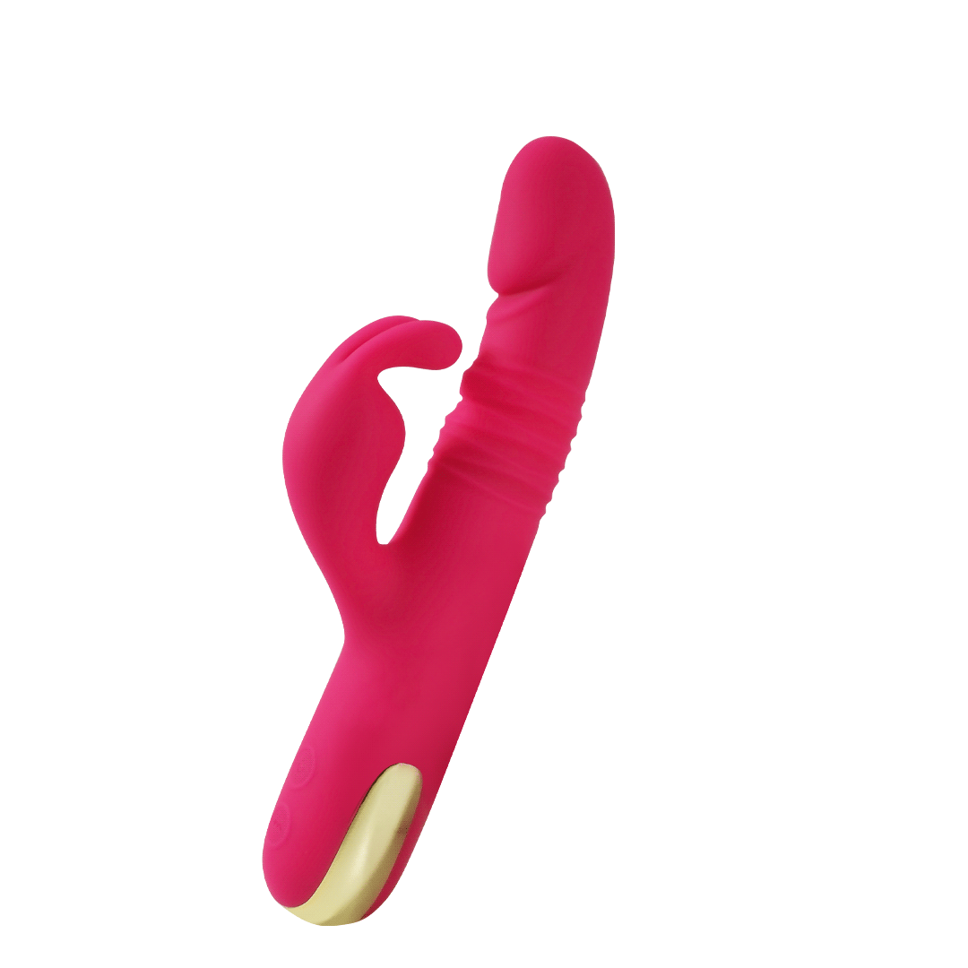 Rosy Rhythm Thrusting & Rotation Rabbit Vibrator