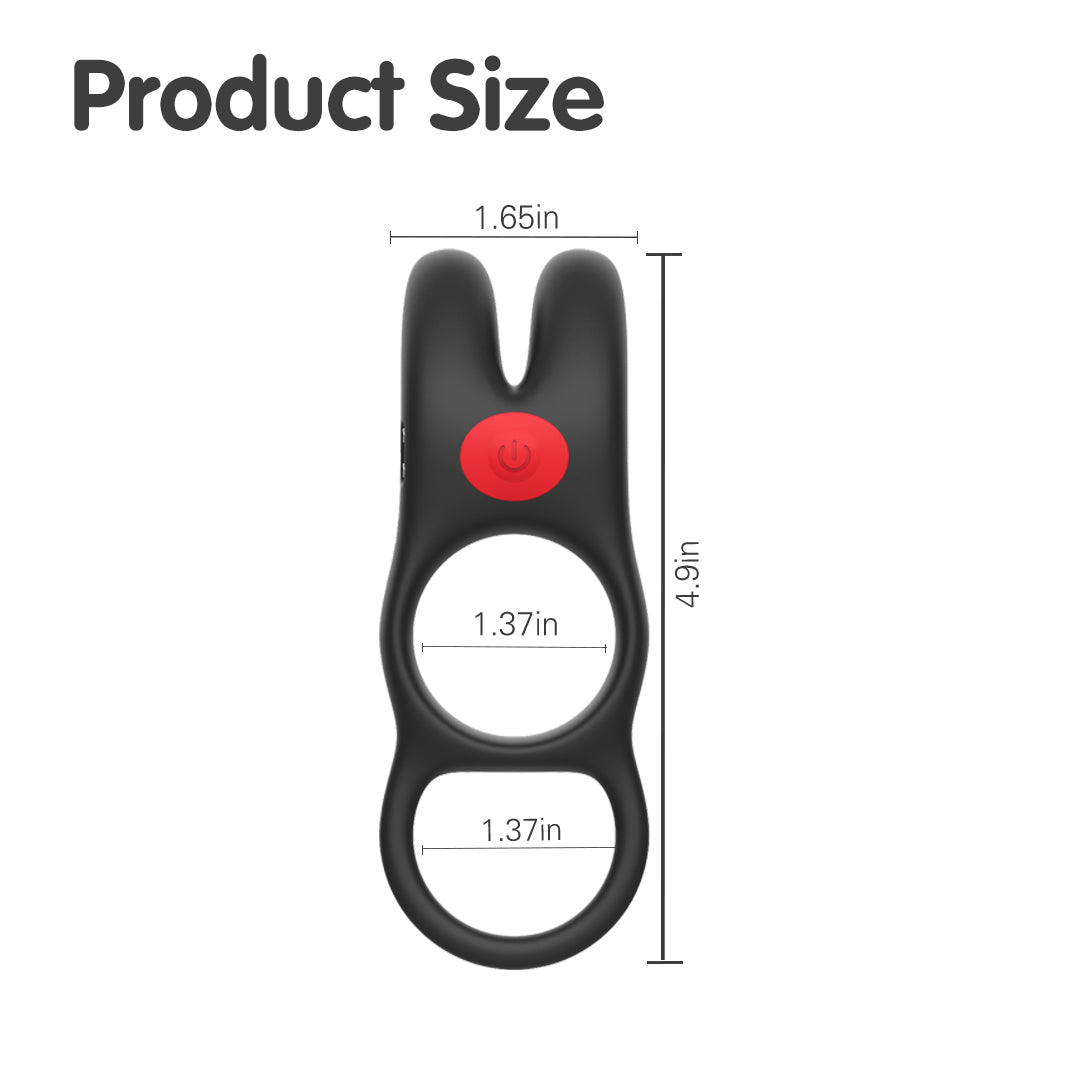 TickleTail Cock Ring Product Dimensions
