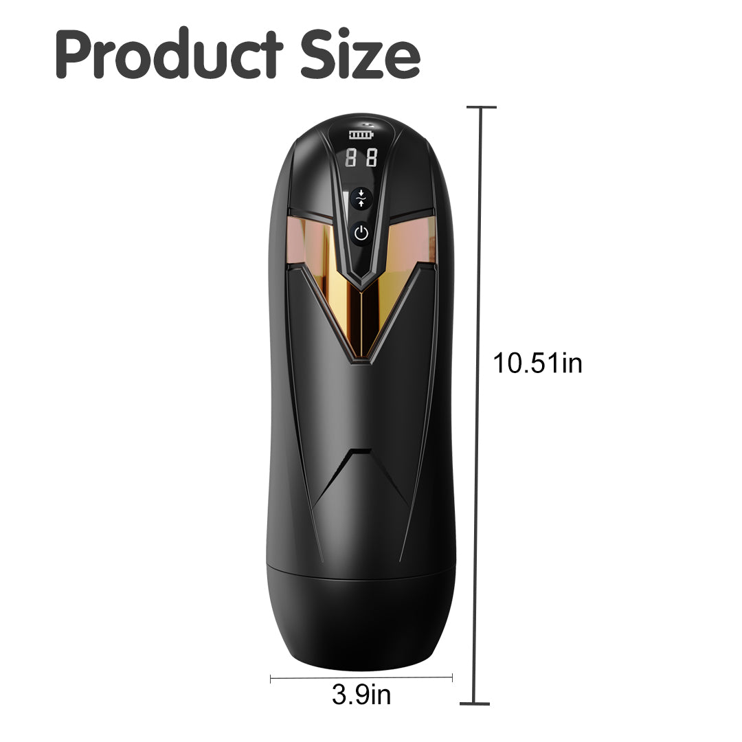 Iron Man Vibrator Product Size and Dimensions