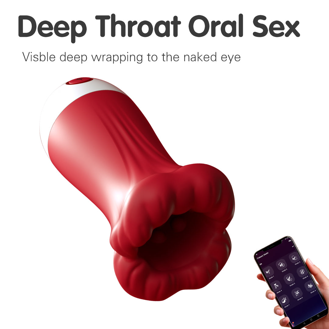Big Mouth Flower Masturbator with App Control