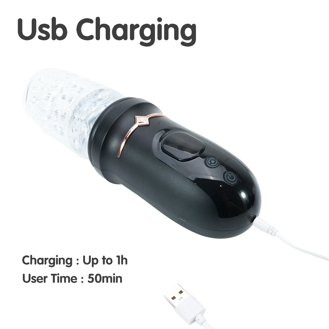 Arthur 2 Masturbator charging via USB