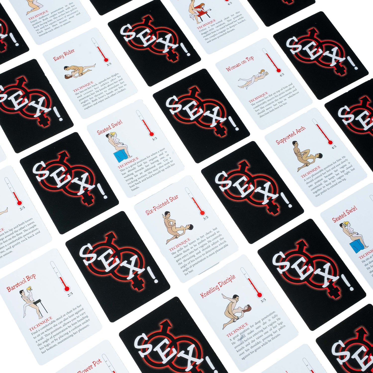 Sexual Position Cards (54 Cards)