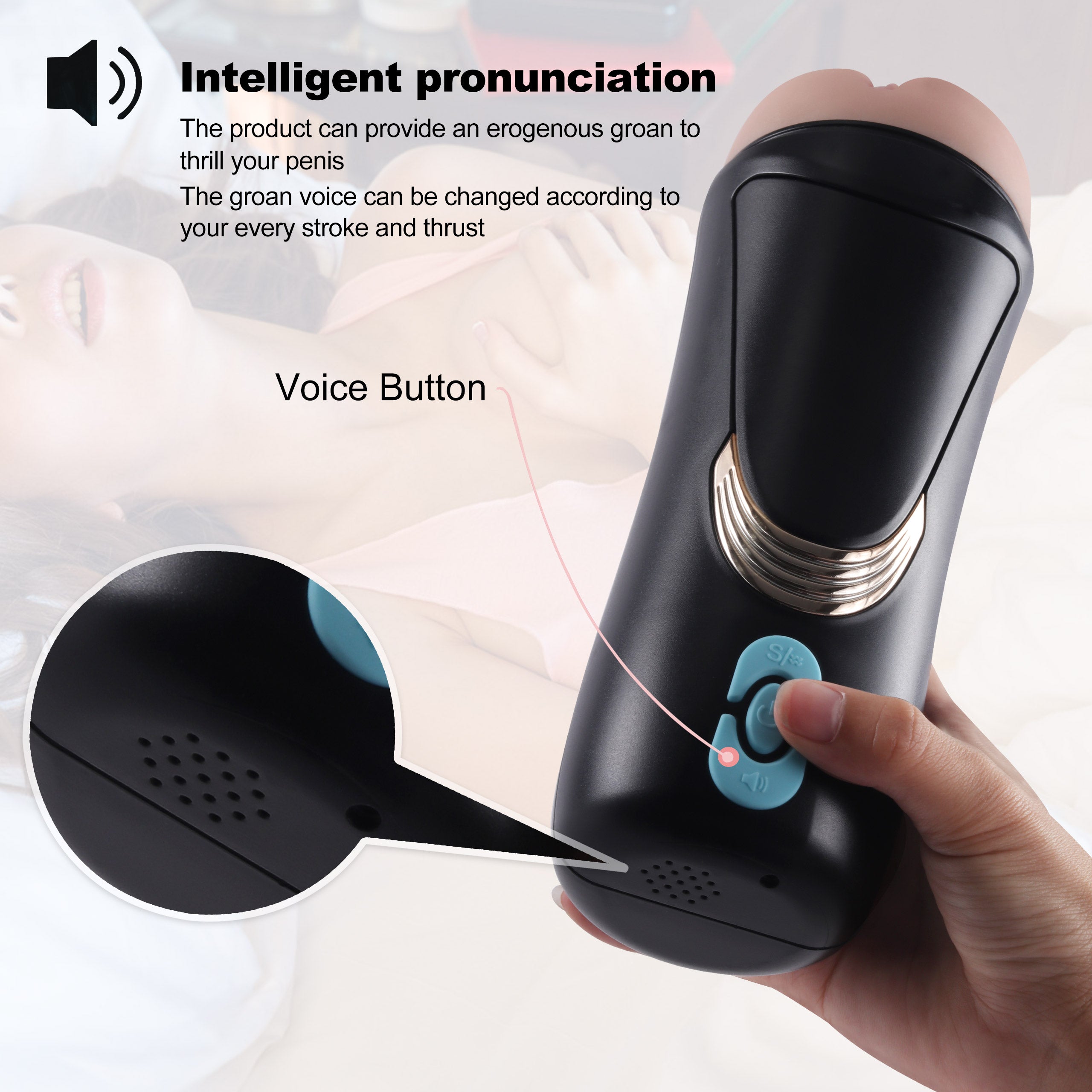 Yasso Luxury Male Masturbator with voice function