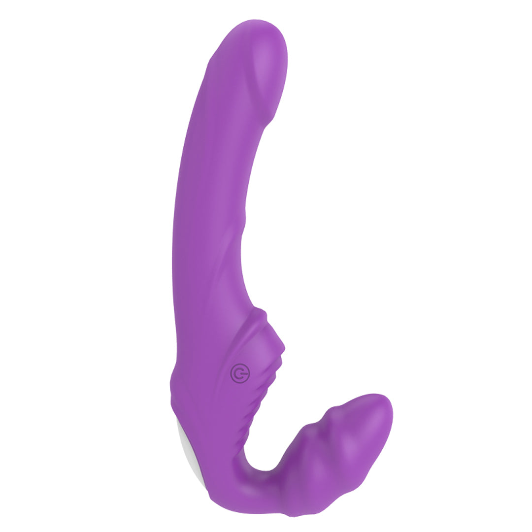 Nana Hook-shaped Thrusting Dildo Strapless Strap-on Couple Play