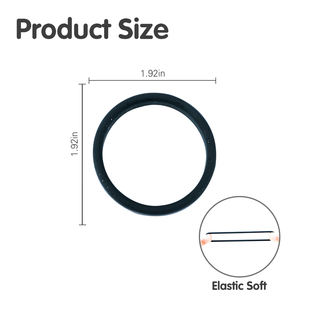 Omar cock ring product size and material details.