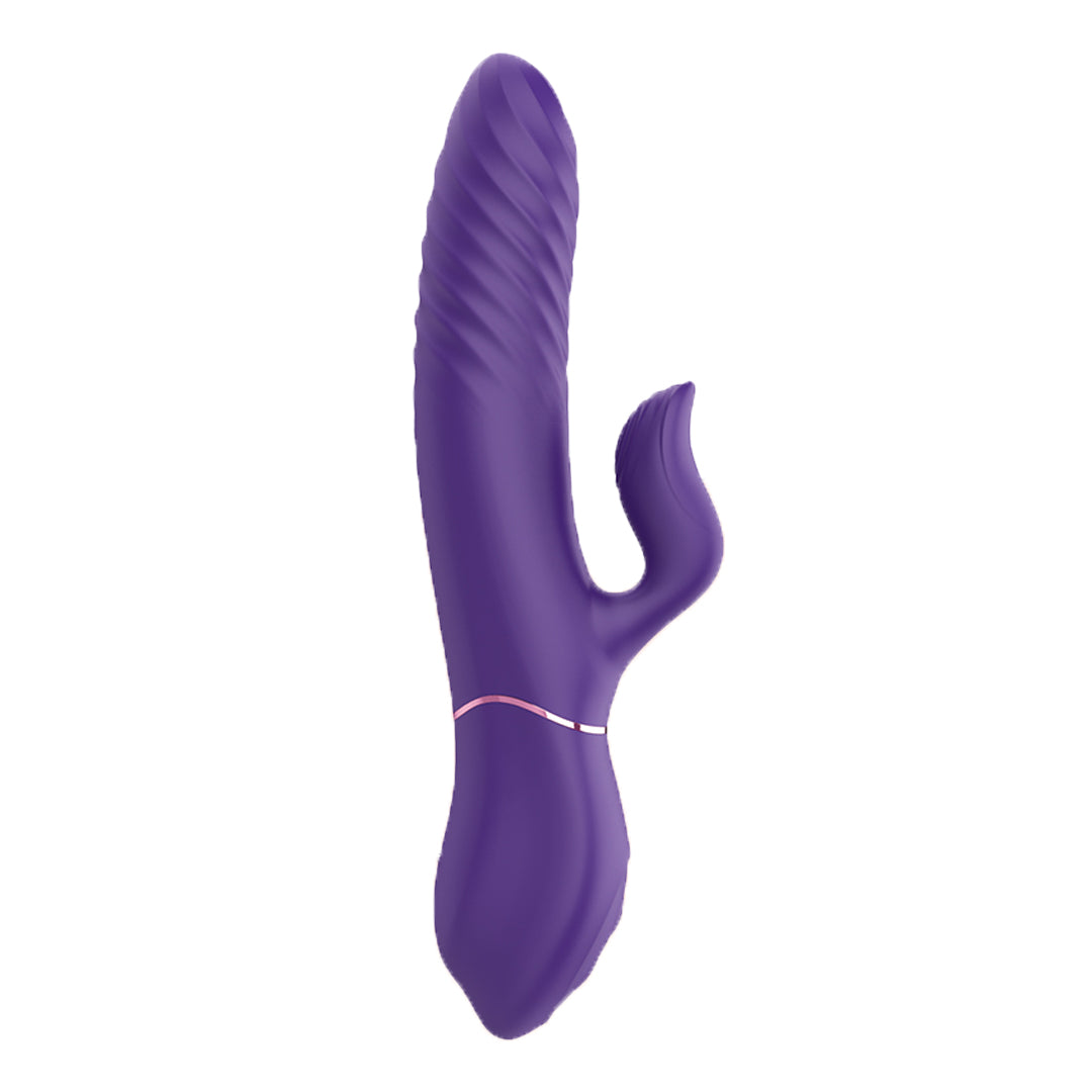 Lighters Rechargeable Thrusting Heating Rabbit Vibrator