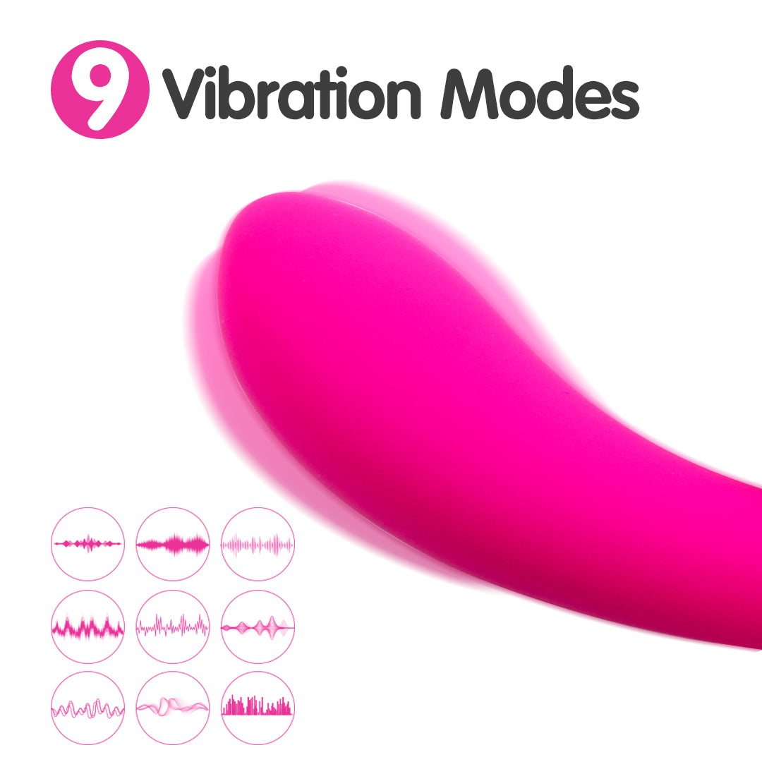 Pinky Tricker G-Spot and Clitoral Stimulator vibrator with 9 vibration modes