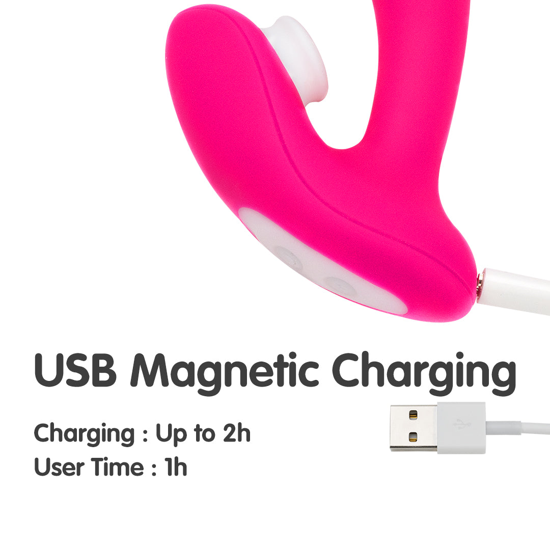 Pinky Tricker G-Spot vibrator with USB magnetic charging