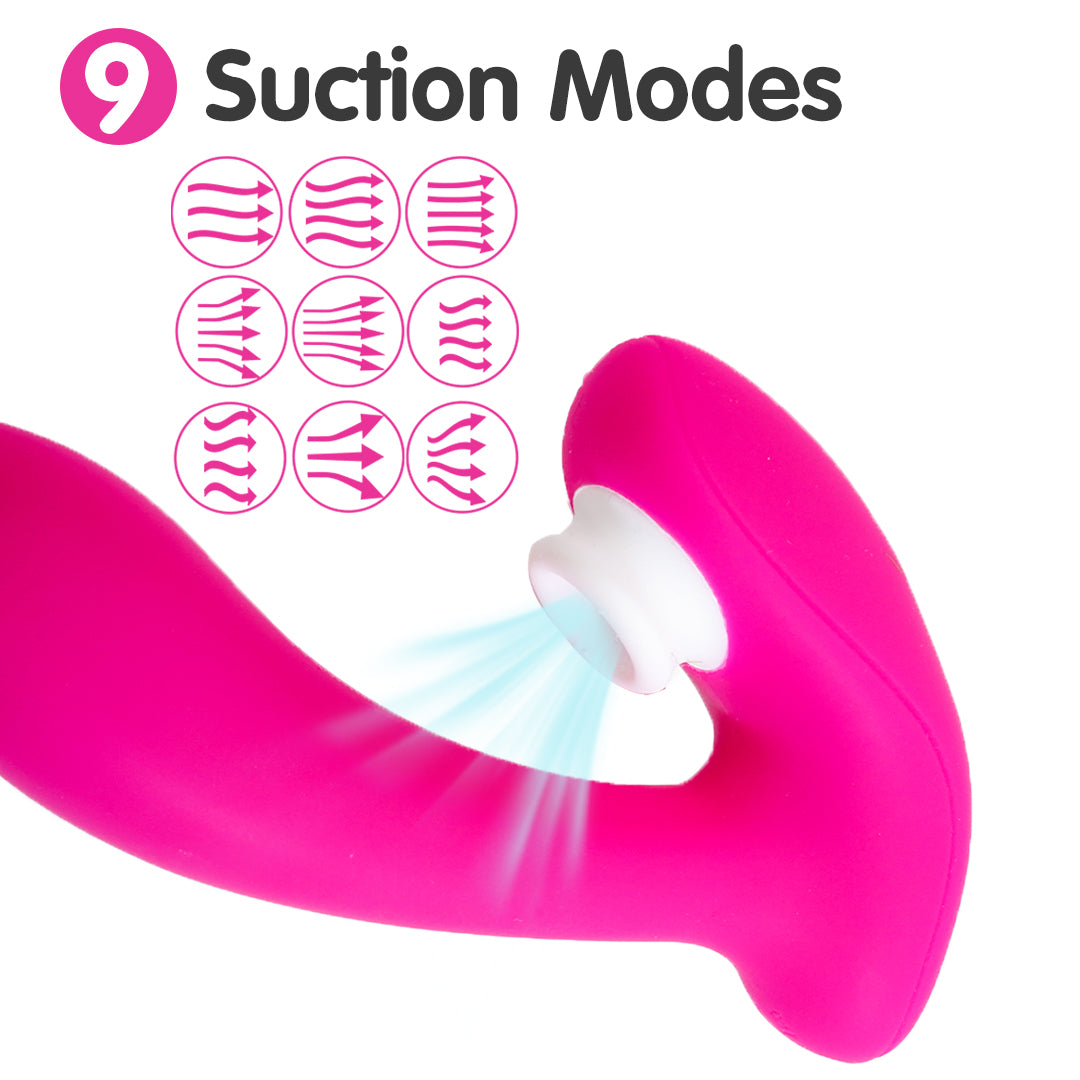 Pinky Tricker G-Spot and Clitoral Stimulator with 9 suction modes