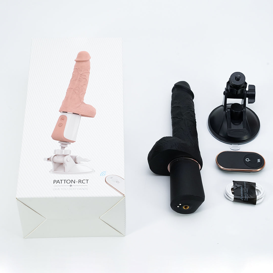 Patton-Rct Suction Cup Remote Control Vibrating Dildo