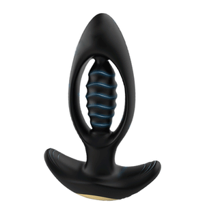 Pile Driver Anal Plug Vibrator - Black