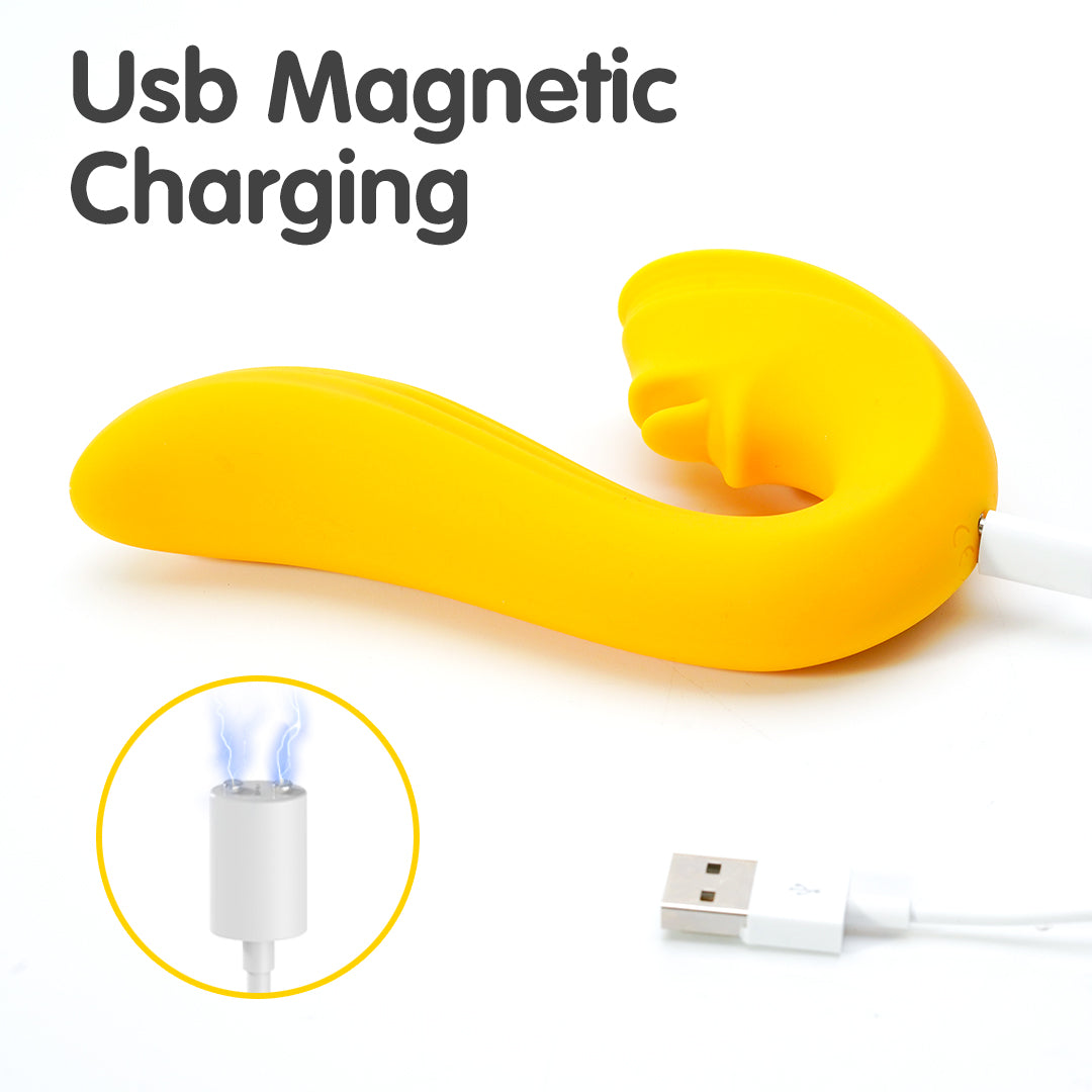 Velvet Kiss Vibrator with USB Magnetic Charging