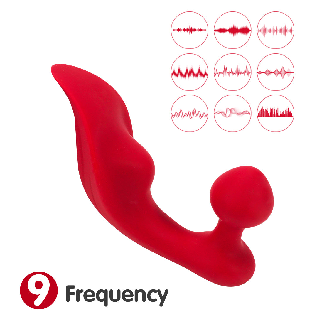 Red Chomper-RCT vibrator with 9 frequency modes