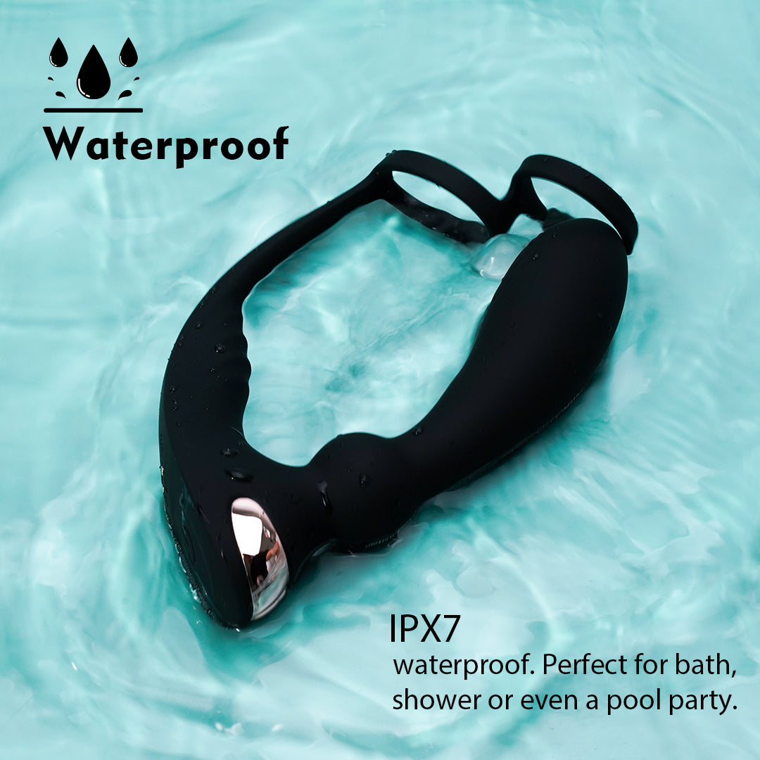 Waterproof Kings Landing-Rct Remote Control Cock Ring, perfect for bath use.