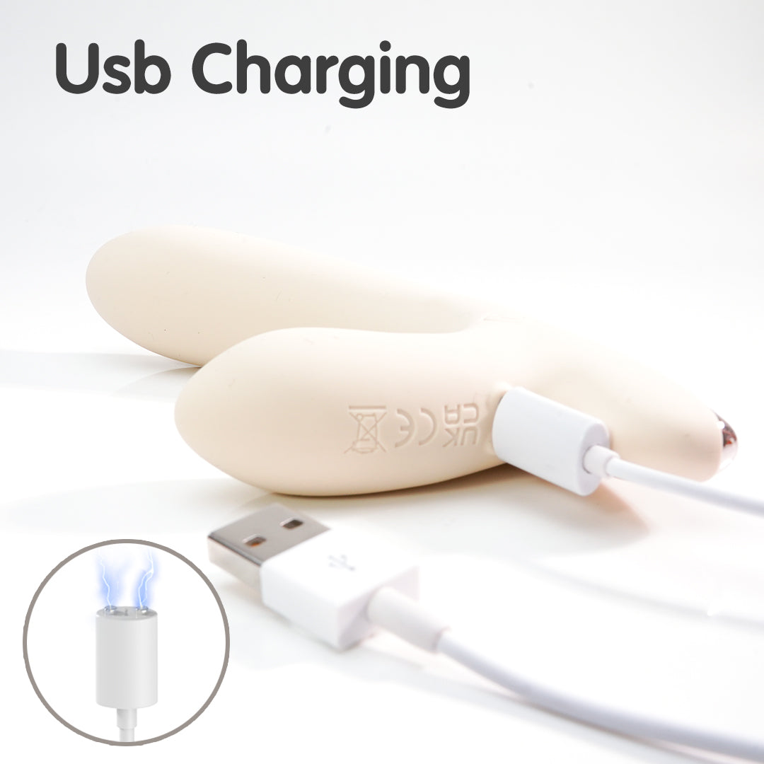 Fox Fairy vibrator charging with USB cable