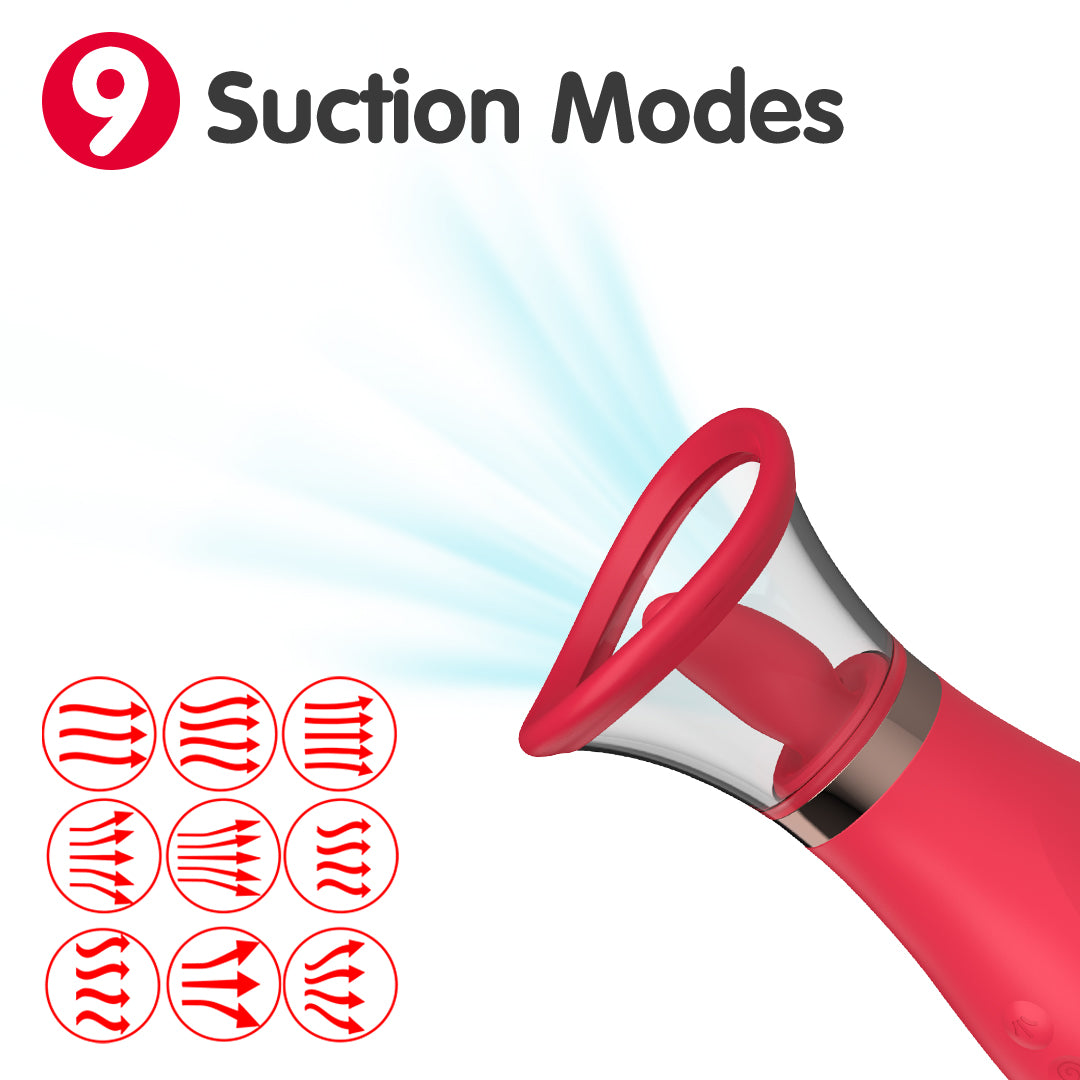 Sunlit Bloom Sucking & Thrusting Vibrator