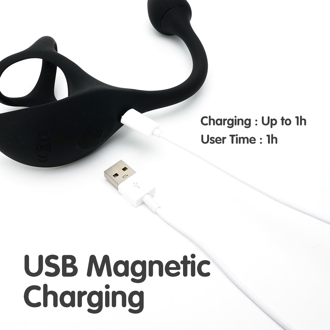 CRADLE OF DEVIL prostate massager, USB magnetic charging and user time