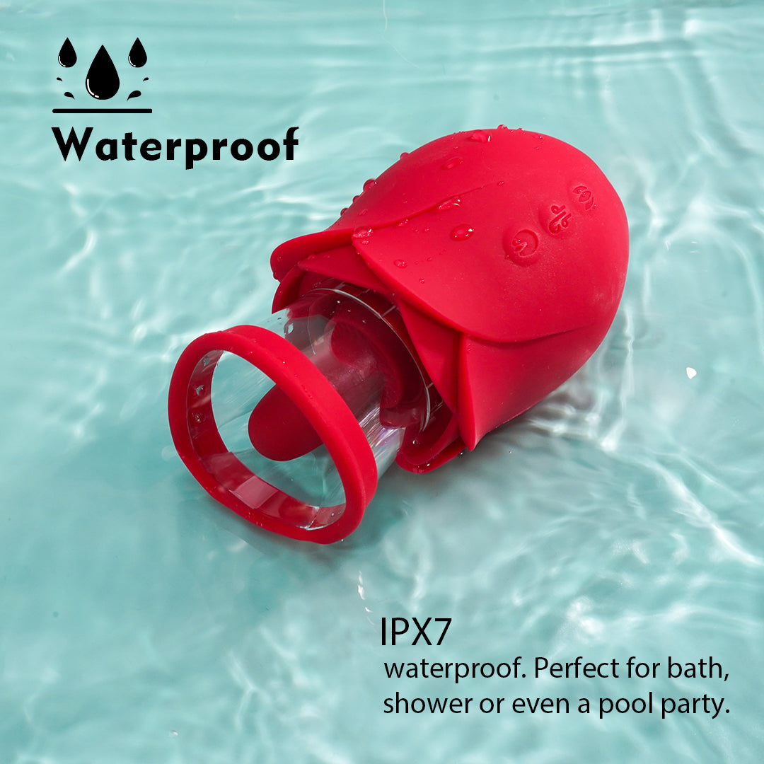 Flower Dance Carnival Vibrator, waterproof design, perfect for water play.
