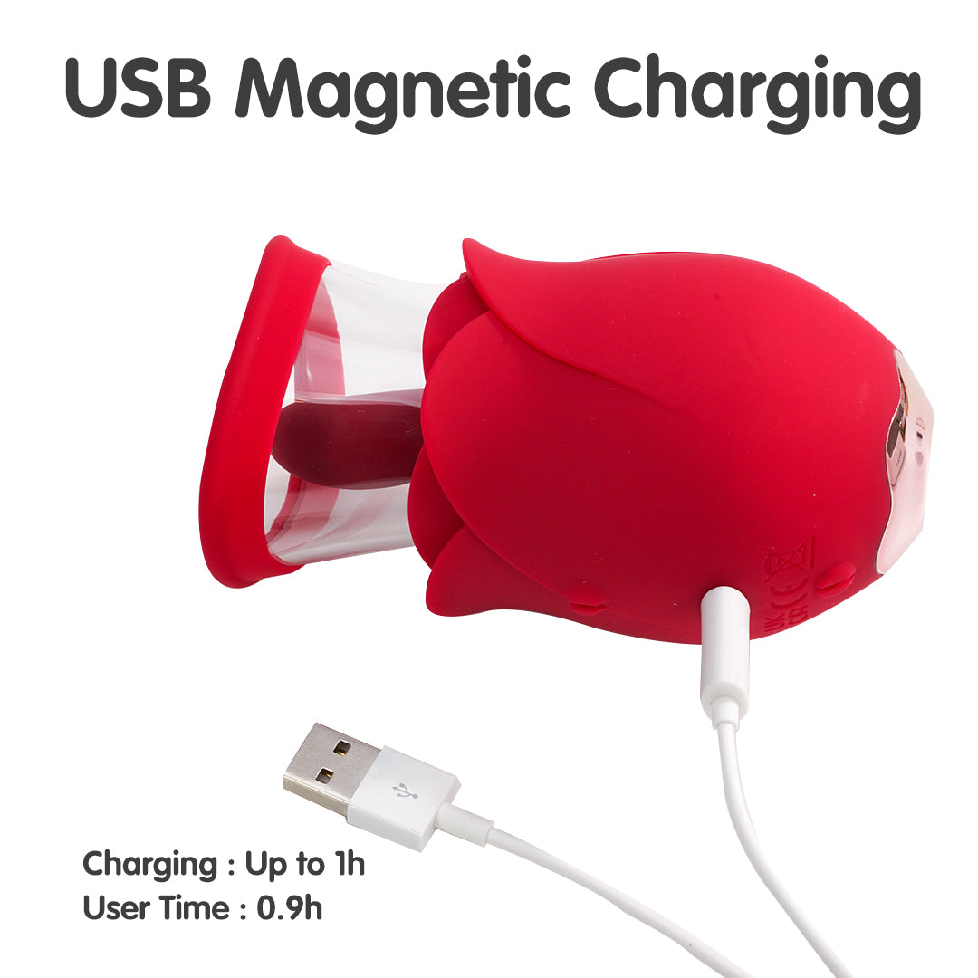 Flower Dance Carnival Vibrator USB charging, 1 hour charging