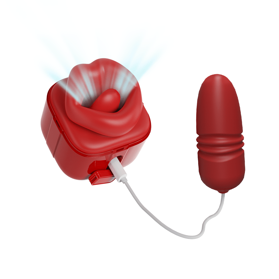 Lovely Kiss Pro 3-in-1 Tongue Vibrator