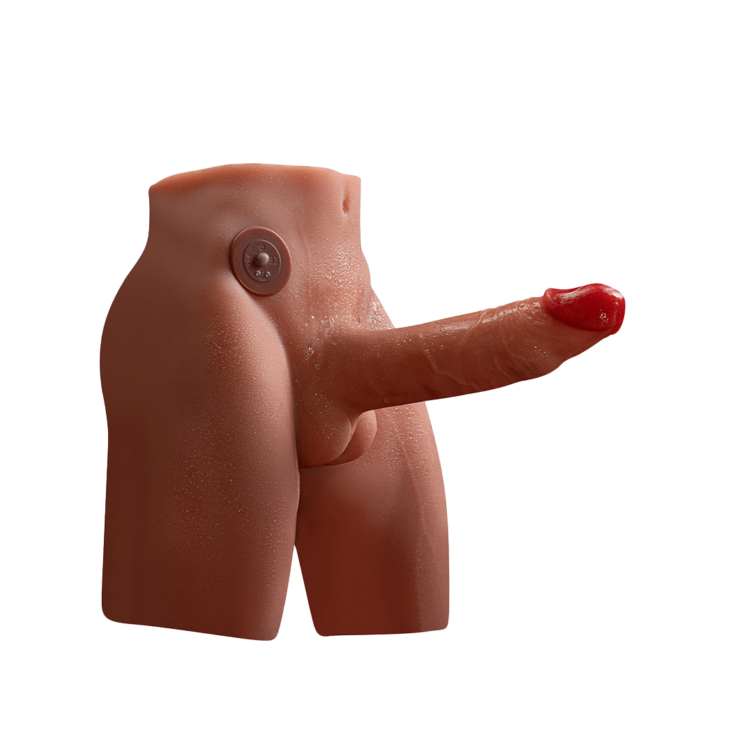 Logan Real Cock and Ass Vibrating & Thrusting Dildos Masturbator 9.03lbs
