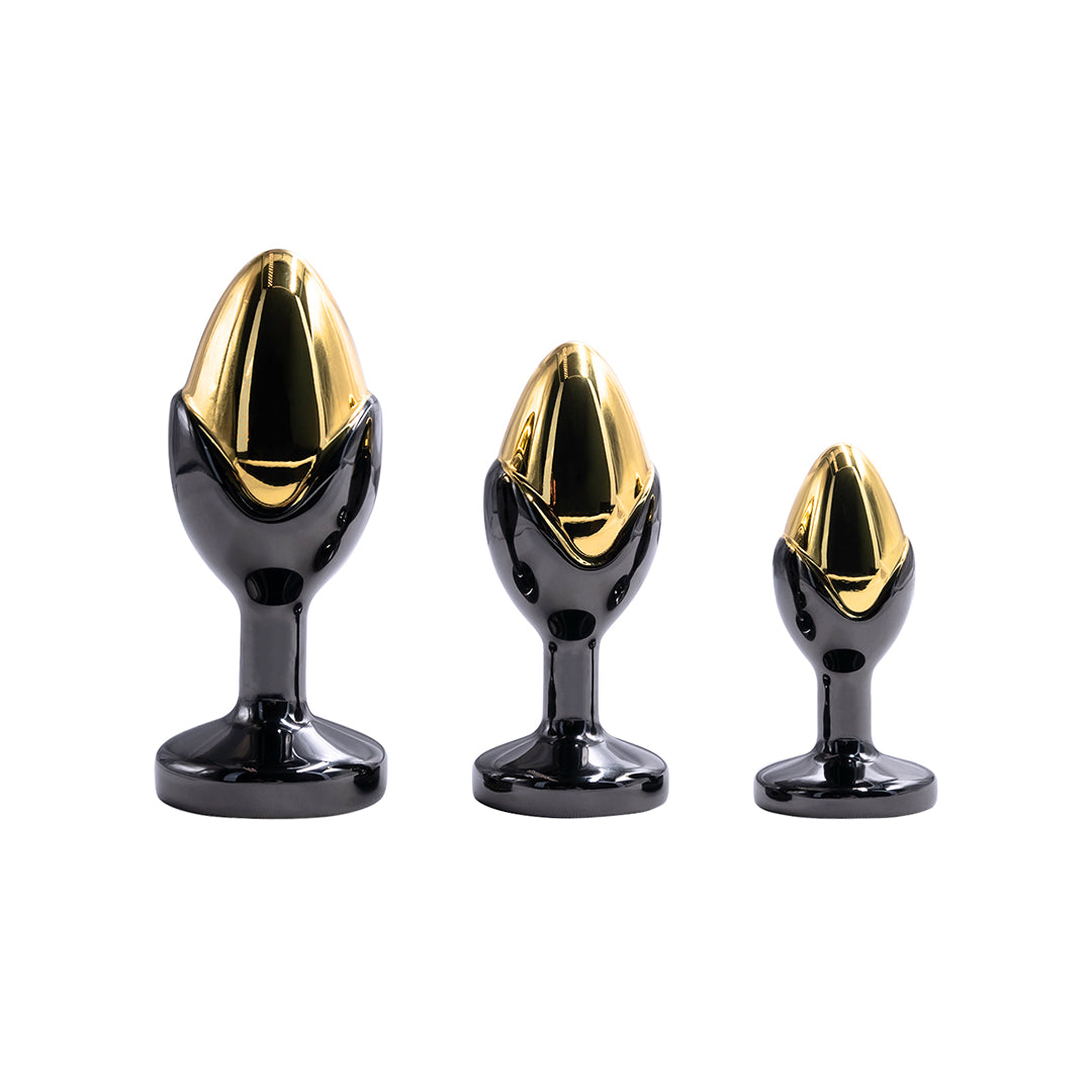 Niello Metal Butt Plug Set（3 Piece）