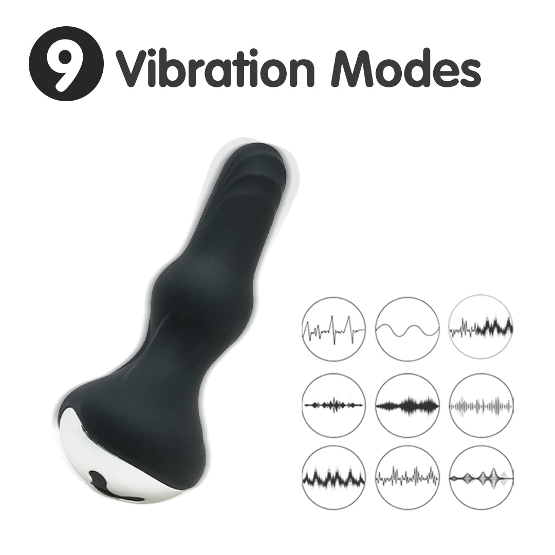AuraSpin Rotating & Vibrating  Butt Plug